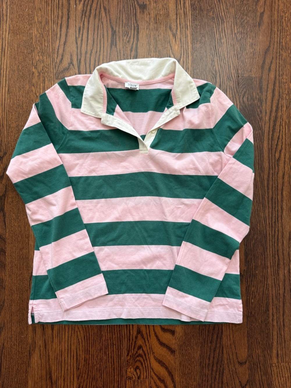 ☮️☮️ J CREW Mixed Casual Tops & Pants Bundle with Pink, Green, Beige, Gray - Picture 5 of 8